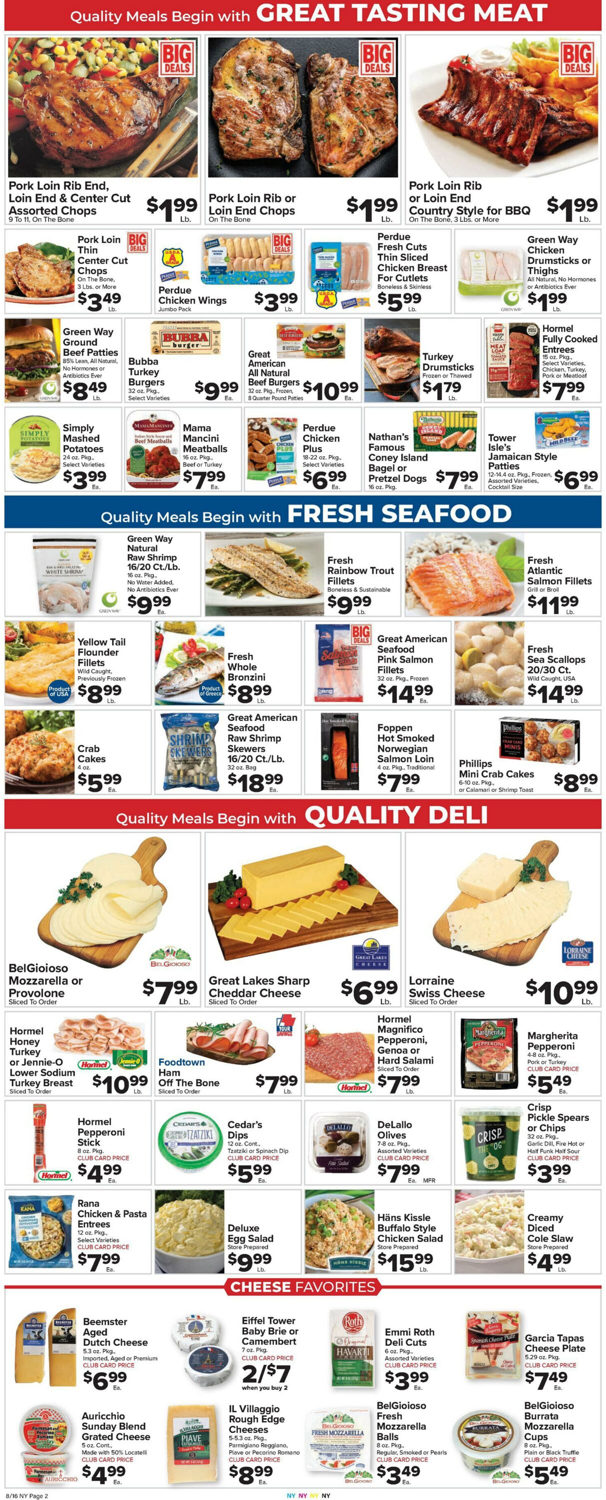 Weekly ad Food Town 08/16/2024 - 08/22/2024