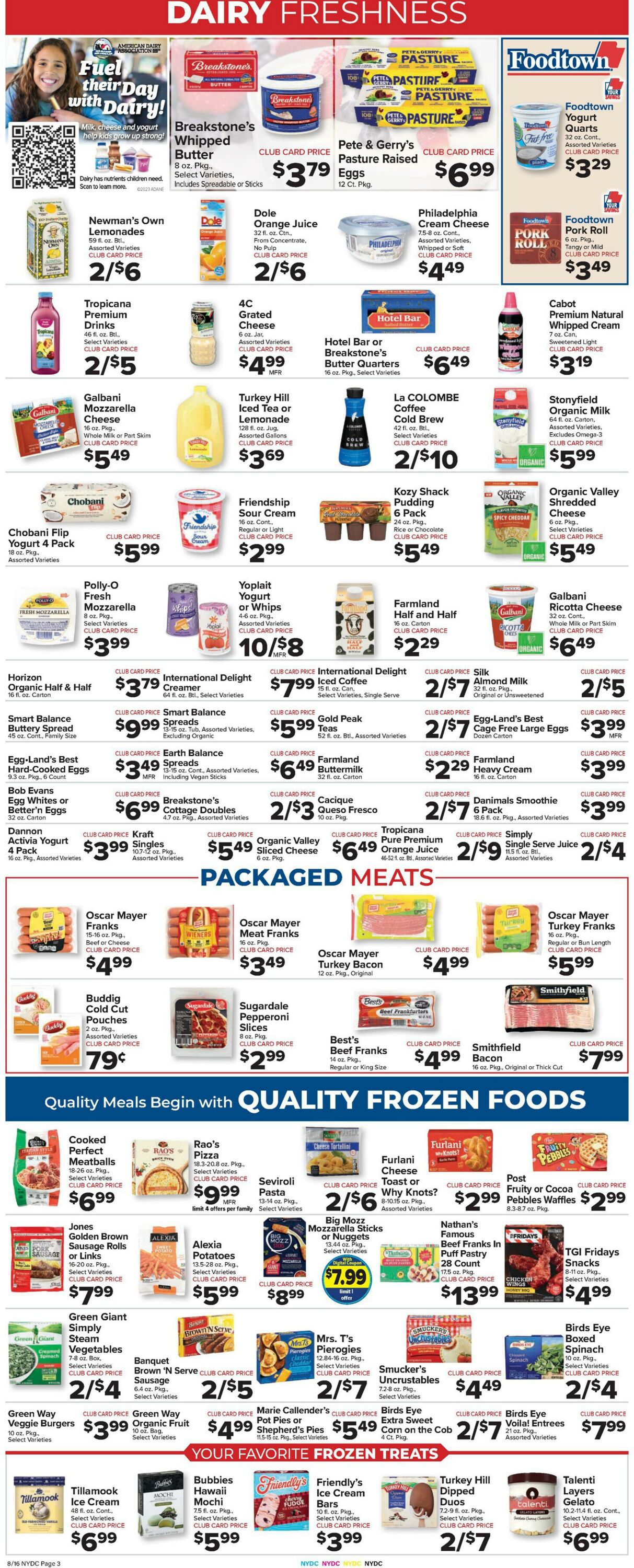 Weekly ad Food Town 08/16/2024 - 08/22/2024