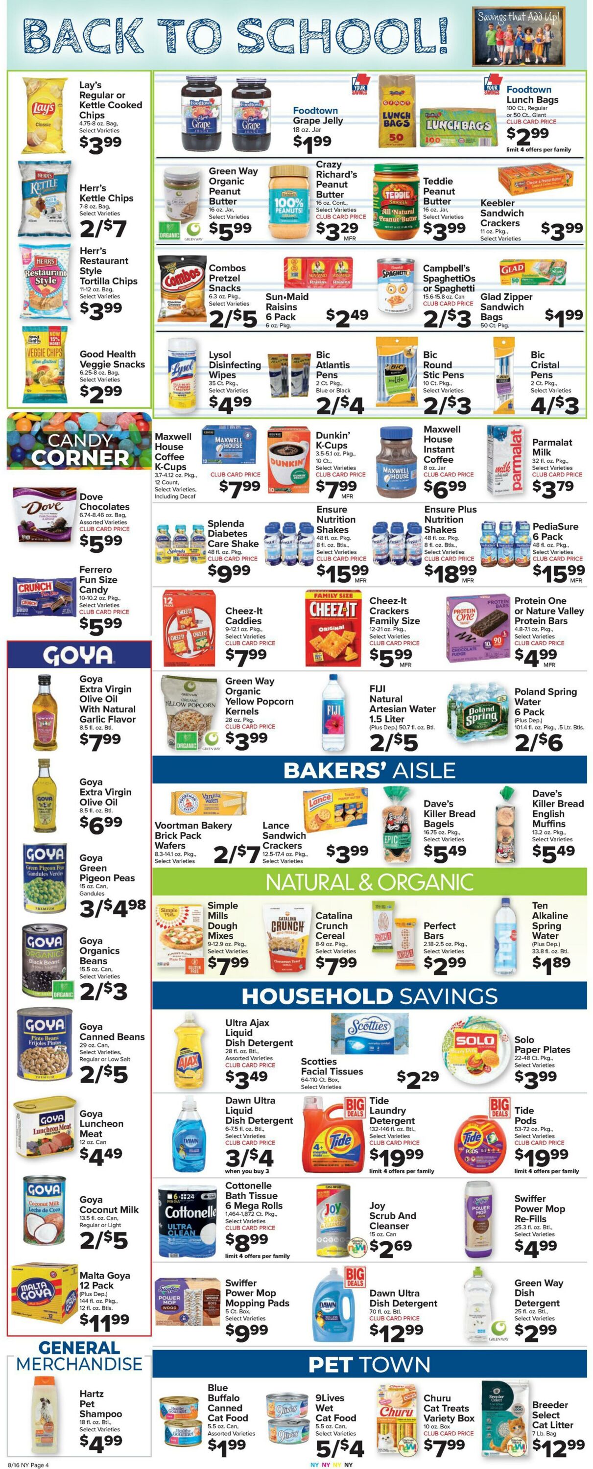 Weekly ad Food Town 08/16/2024 - 08/22/2024