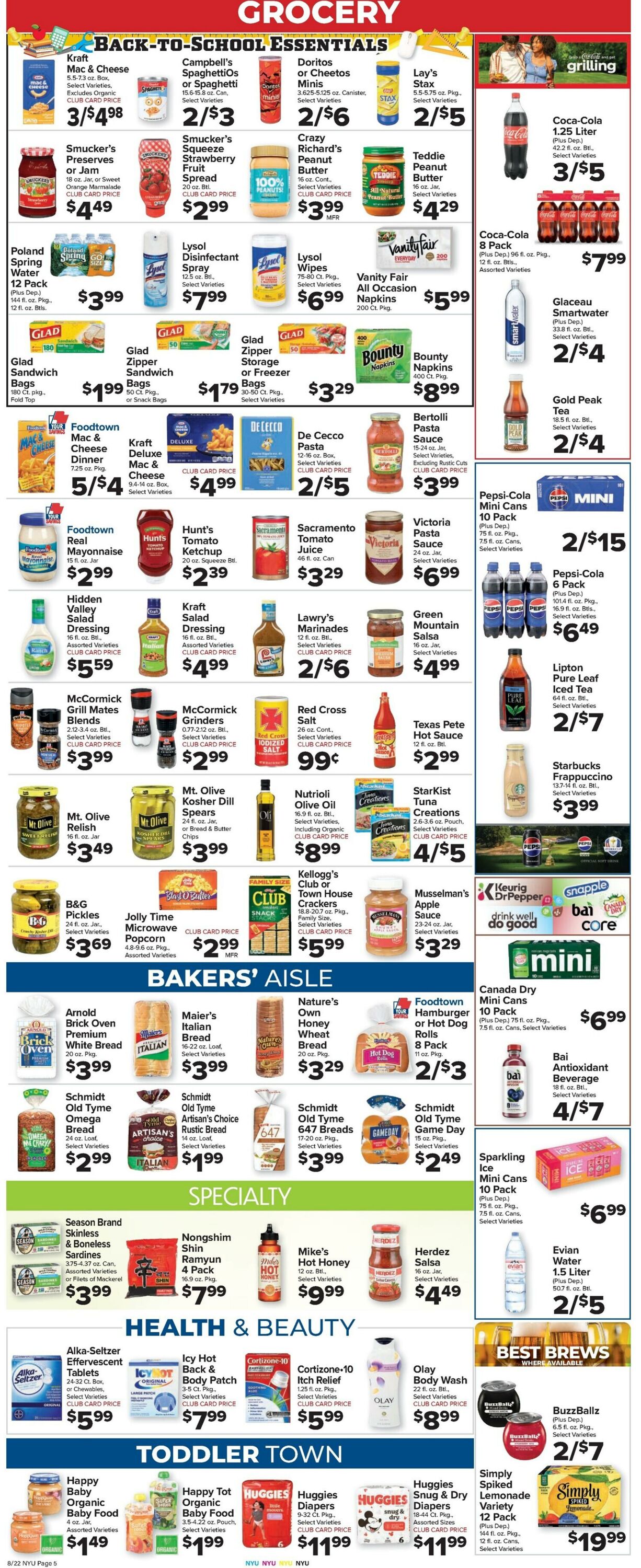 Weekly ad Food Town 08/22/2025 - 08/28/2025