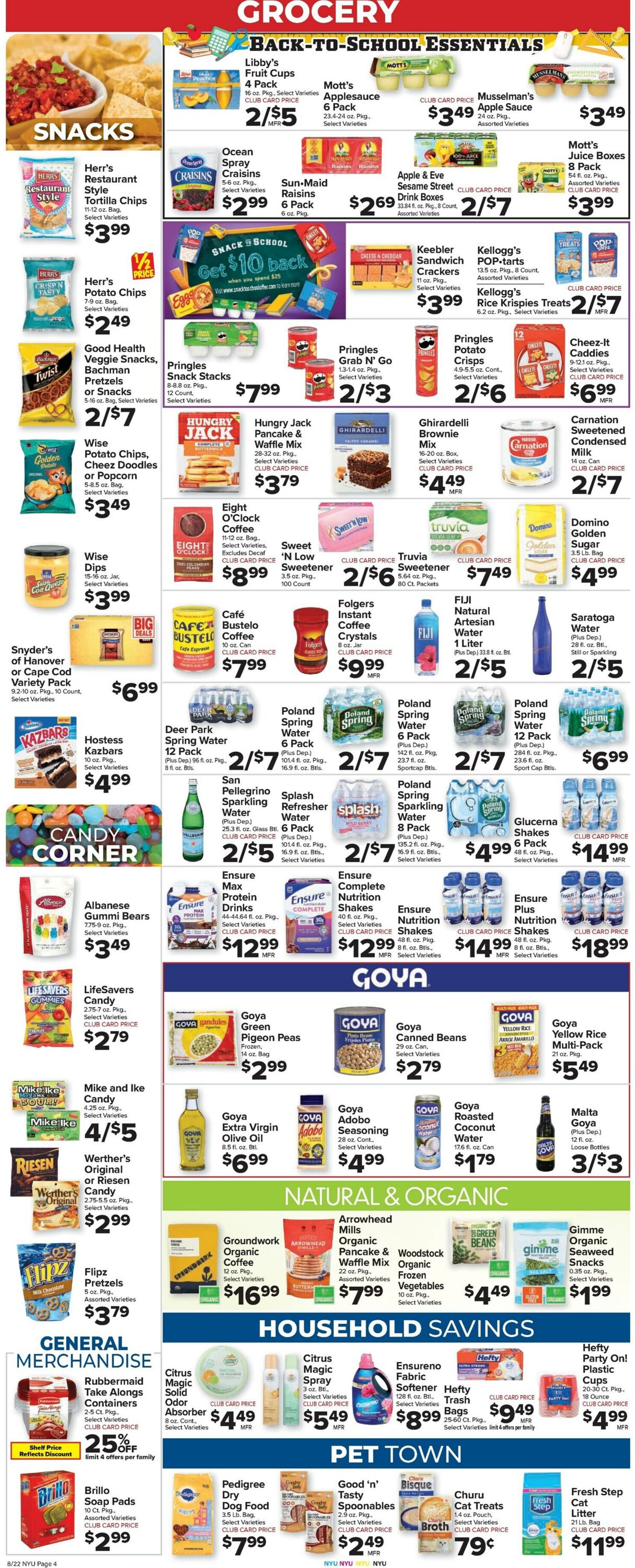 Weekly ad Food Town 08/22/2025 - 08/28/2025