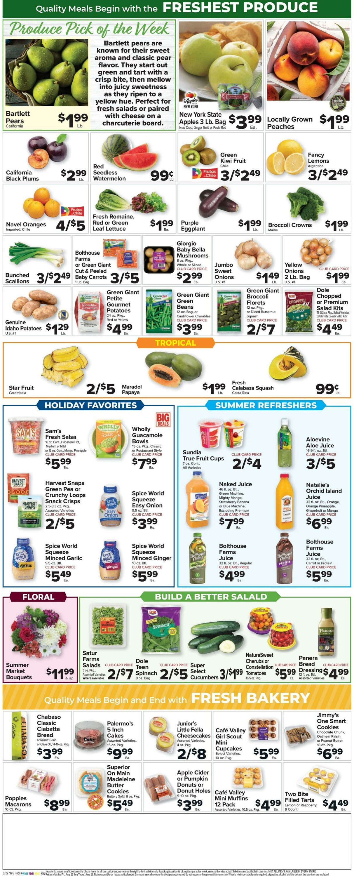 Weekly ad Food Town 08/22/2025 - 08/28/2025