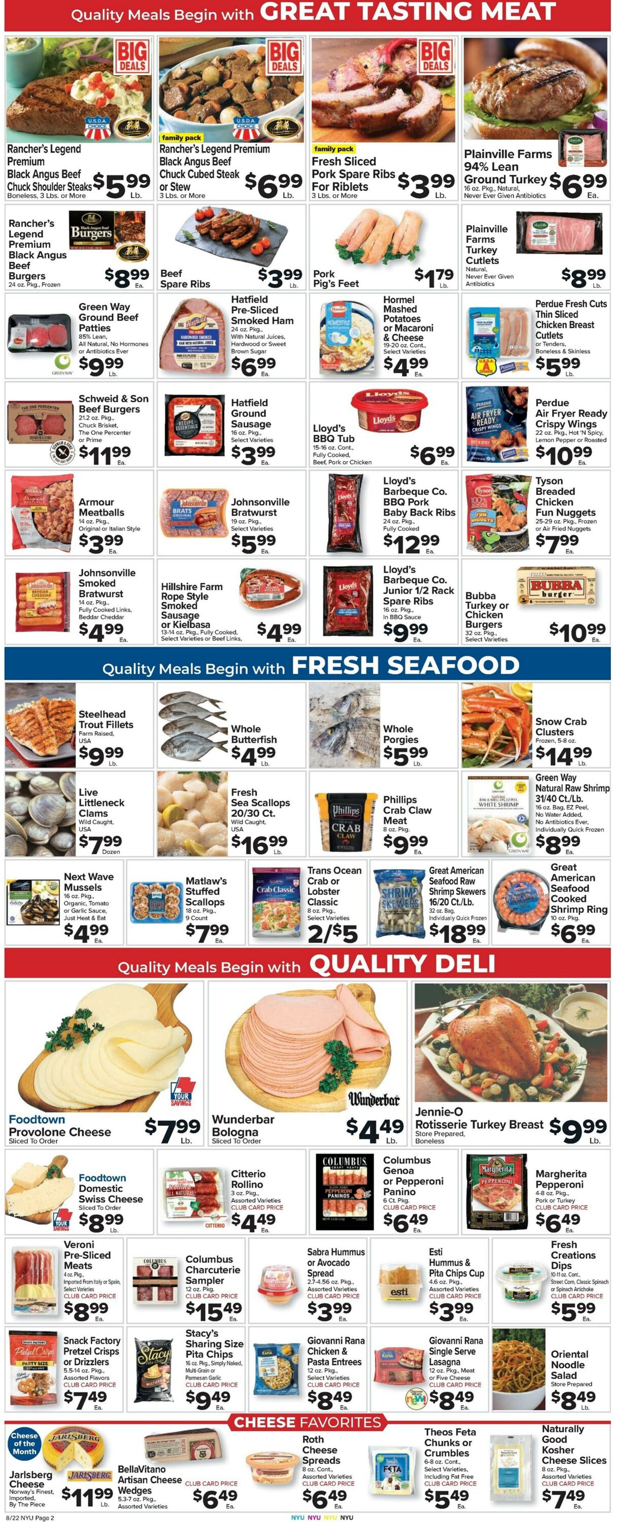 Weekly ad Food Town 08/22/2025 - 08/28/2025