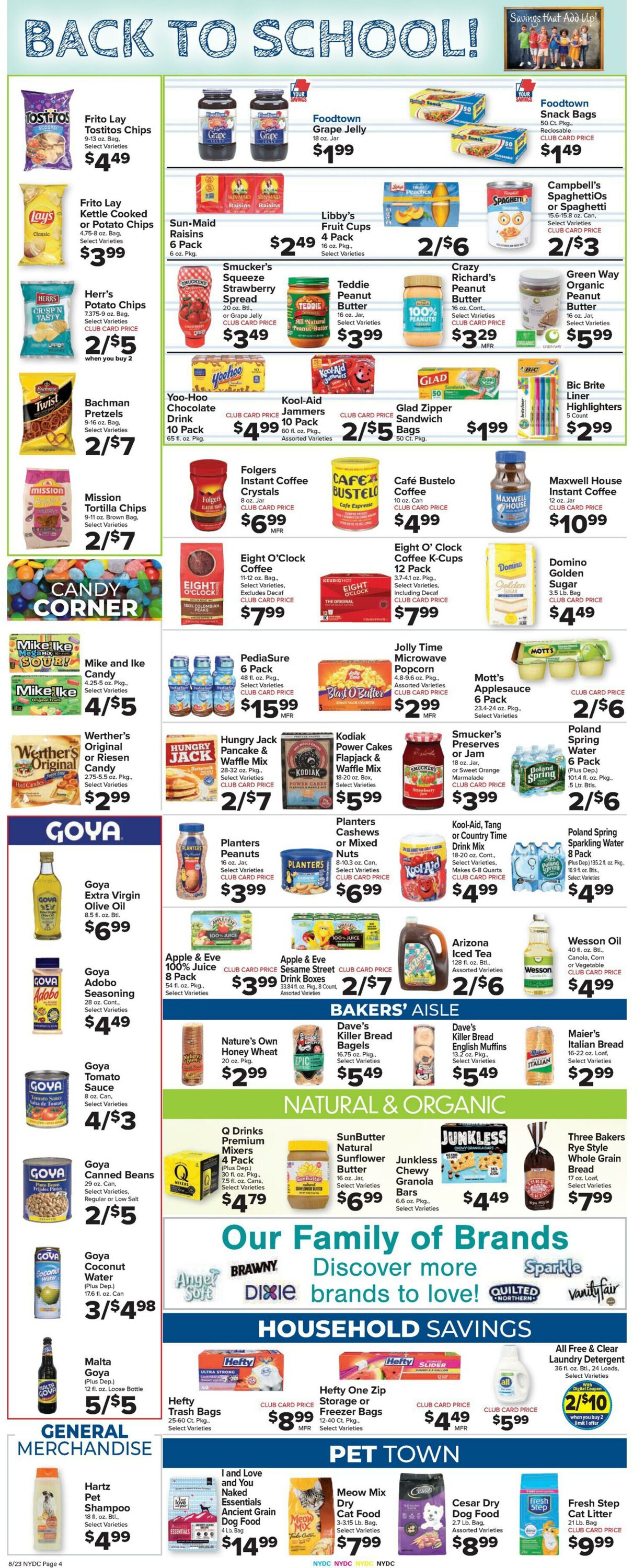 Weekly ad Food Town 08/23/2024 - 08/29/2024