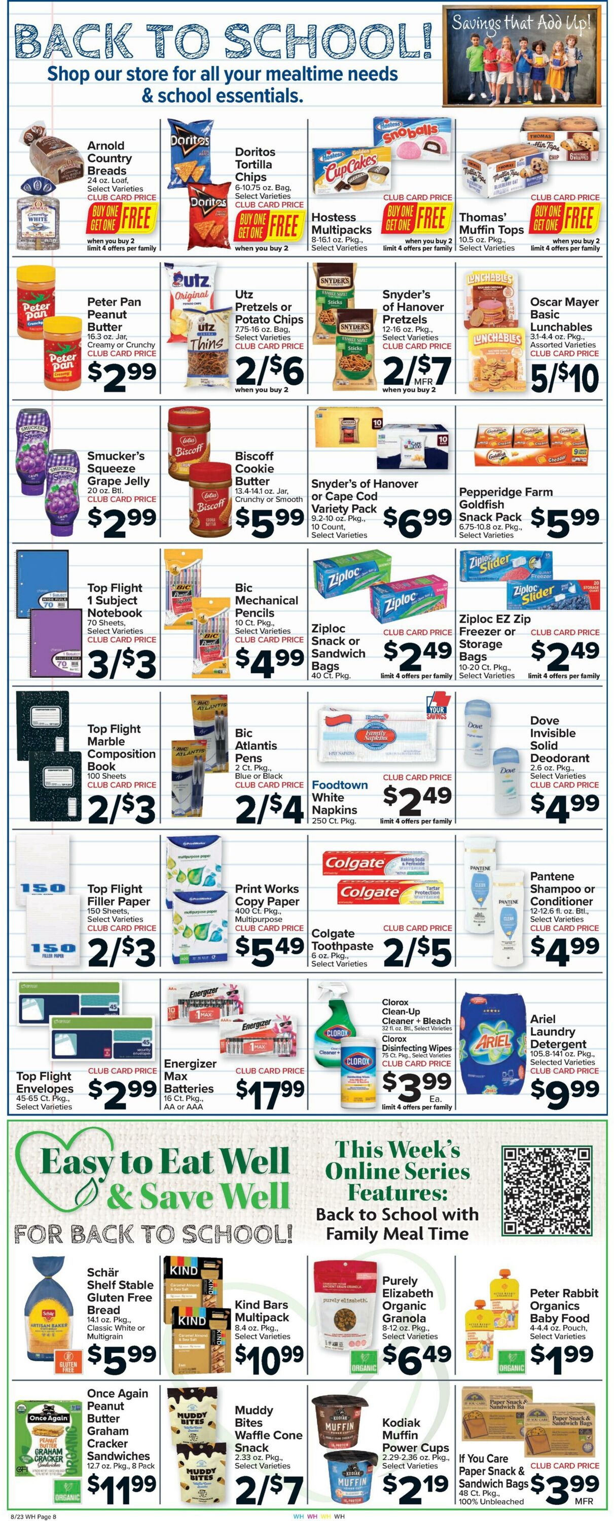 Weekly ad Food Town 08/23/2024 - 08/29/2024