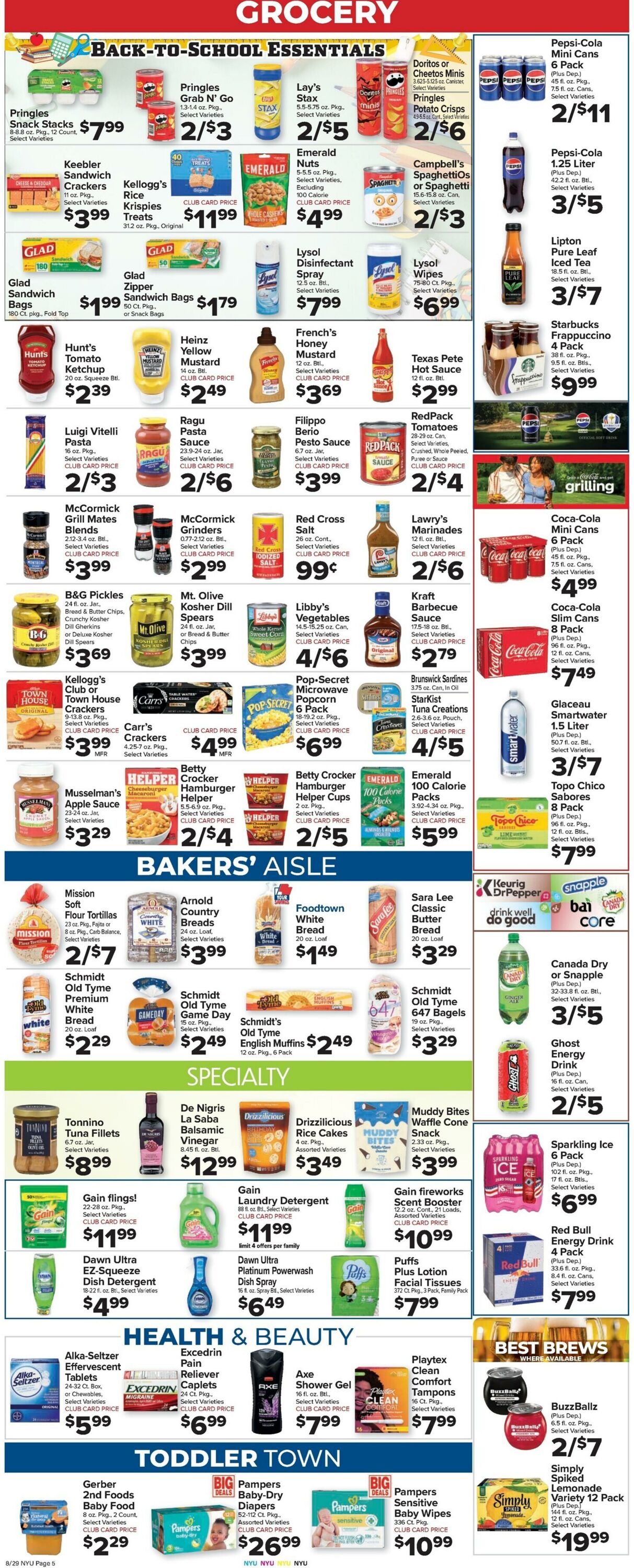Weekly ad Food Town 08/29/2025 - 09/04/2025