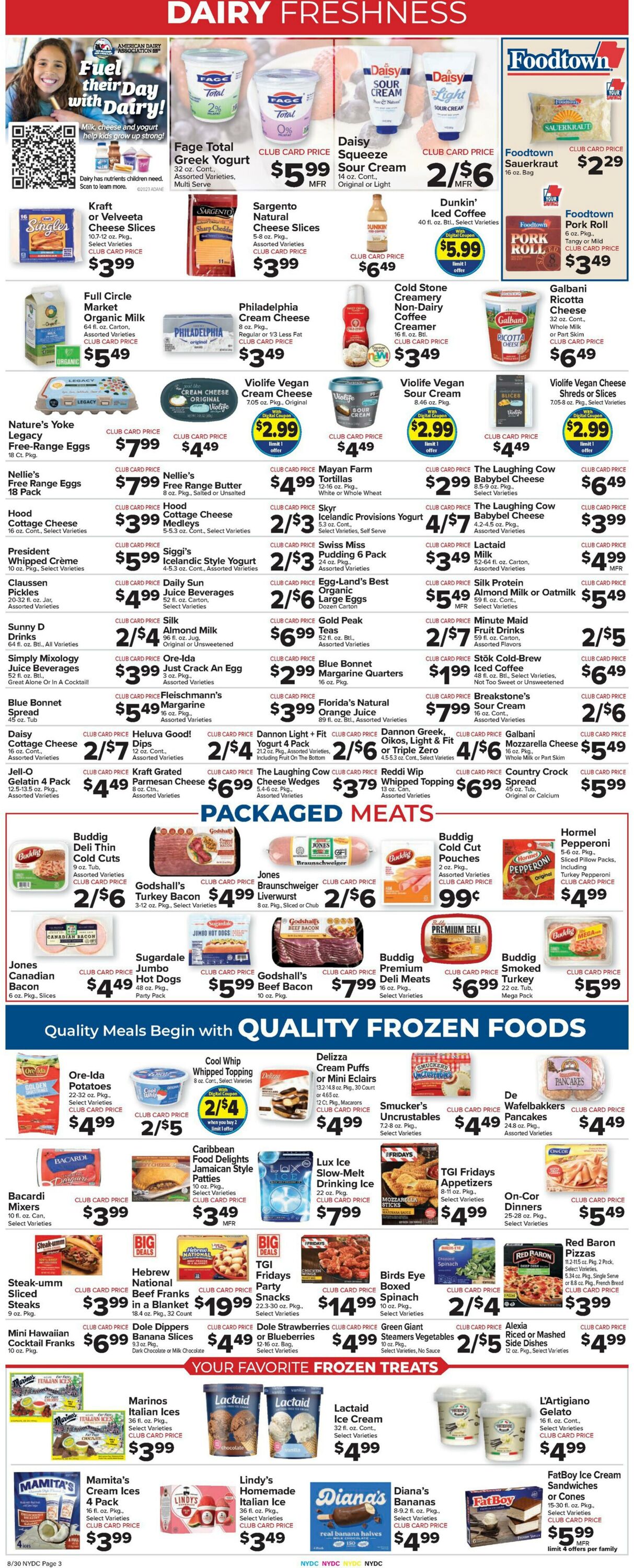 Weekly ad Food Town 08/30/2024 - 09/05/2024