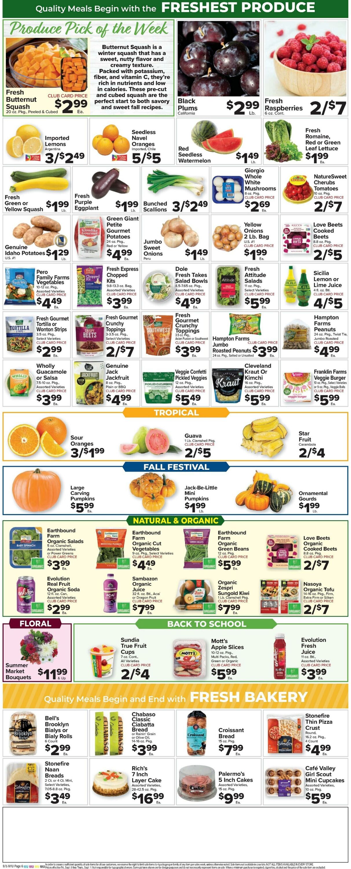 Weekly ad Food Town 09/05/2025 - 09/11/2025