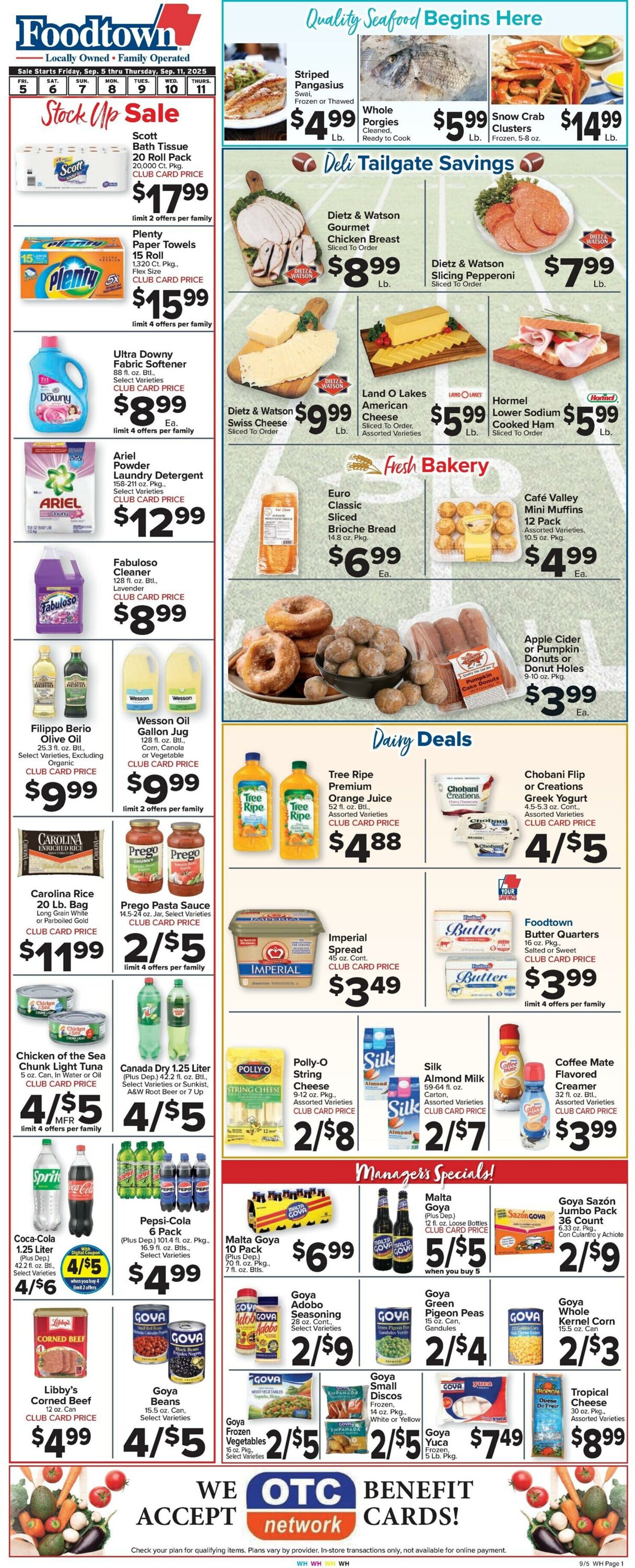 Weekly ad Food Town 09/05/2025 - 09/11/2025