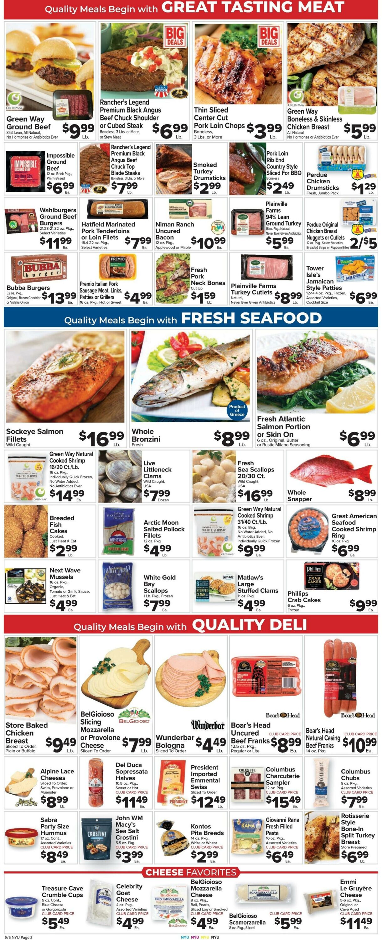 Weekly ad Food Town 09/05/2025 - 09/11/2025
