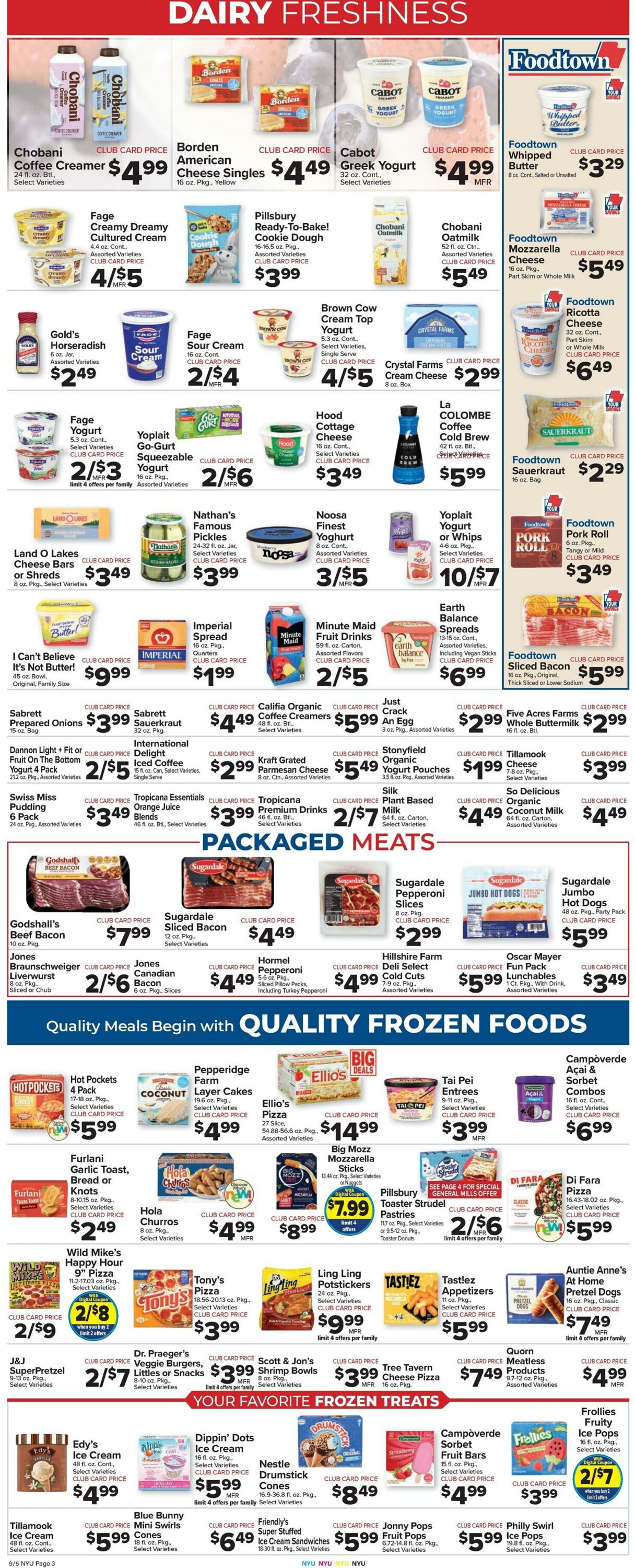 Weekly ad Food Town 09/05/2025 - 09/11/2025