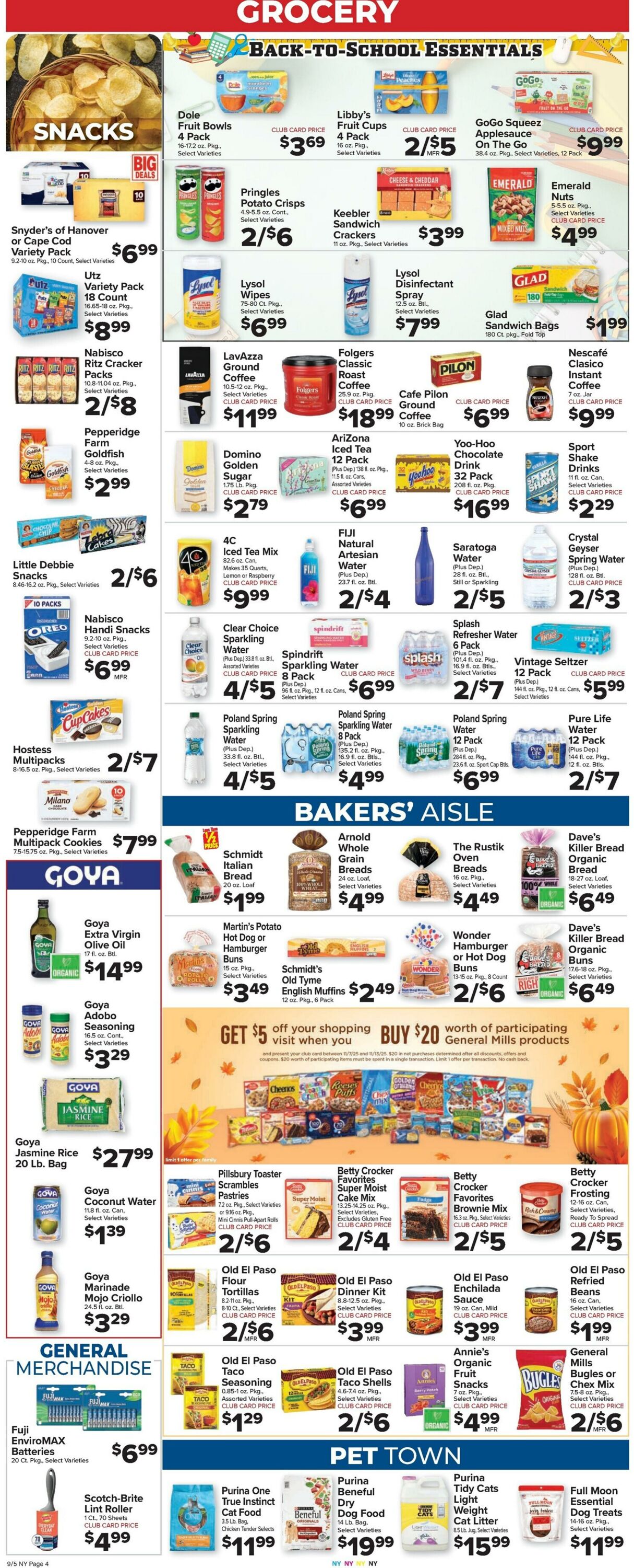 Weekly ad Food Town 09/05/2025 - 09/11/2025