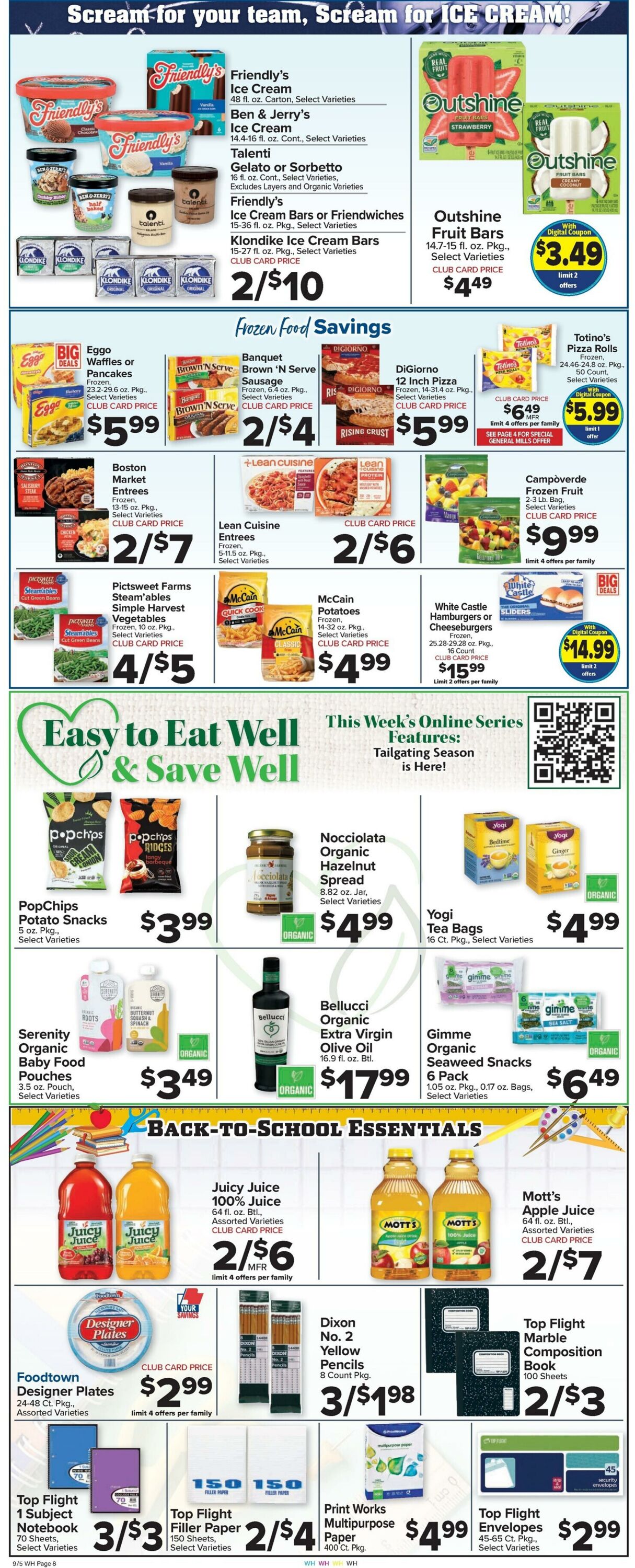 Weekly ad Food Town 09/05/2025 - 09/11/2025