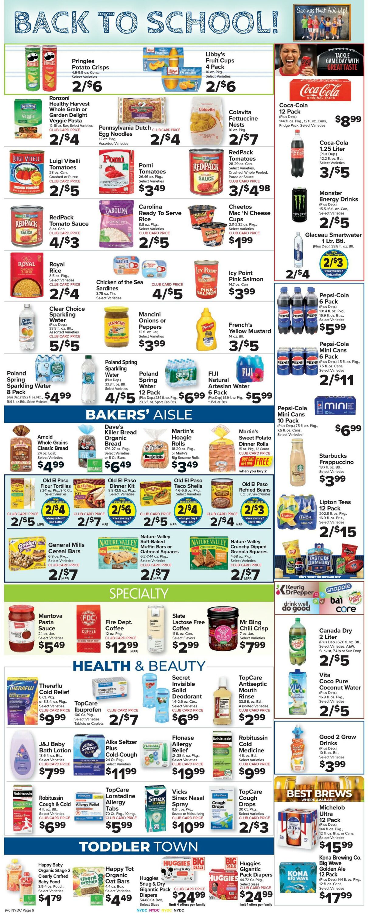 Weekly ad Food Town 09/06/2024 - 09/12/2024