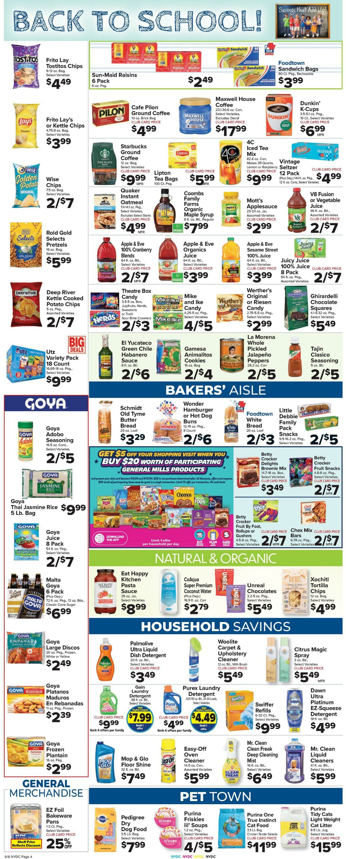 Weekly ad Food Town 09/06/2024 - 09/12/2024