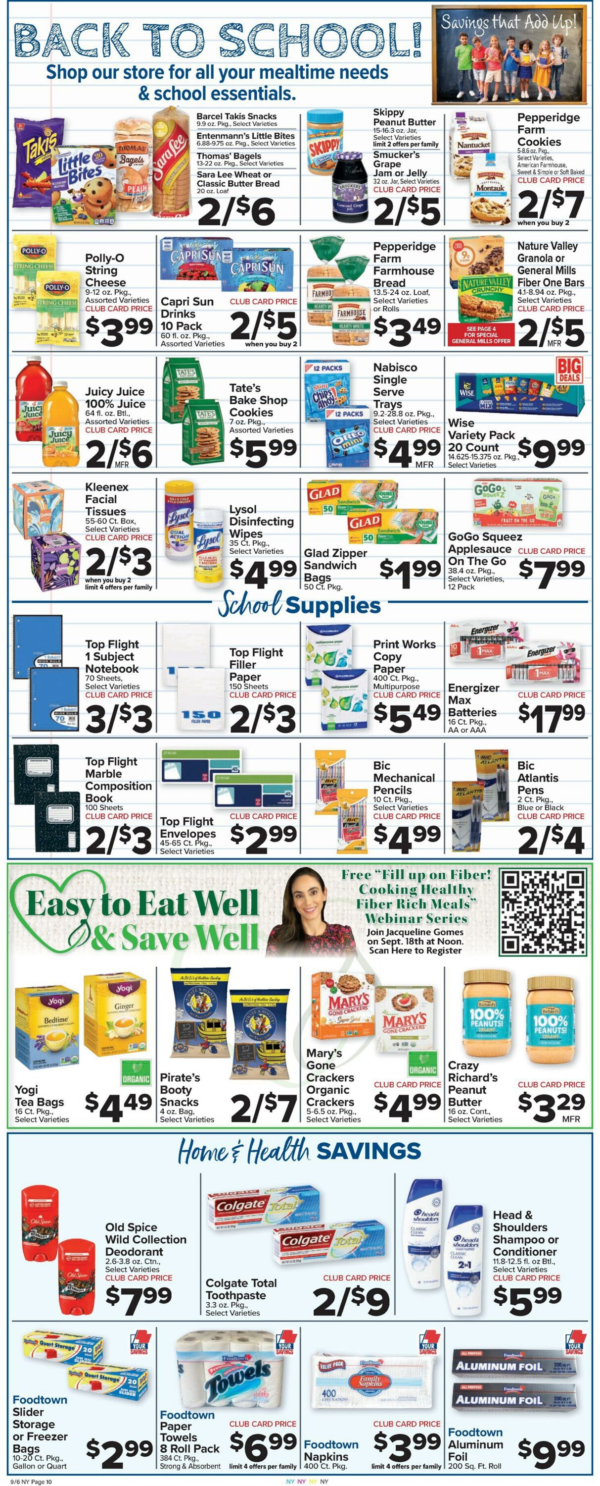 Weekly ad Food Town 09/06/2024 - 09/12/2024