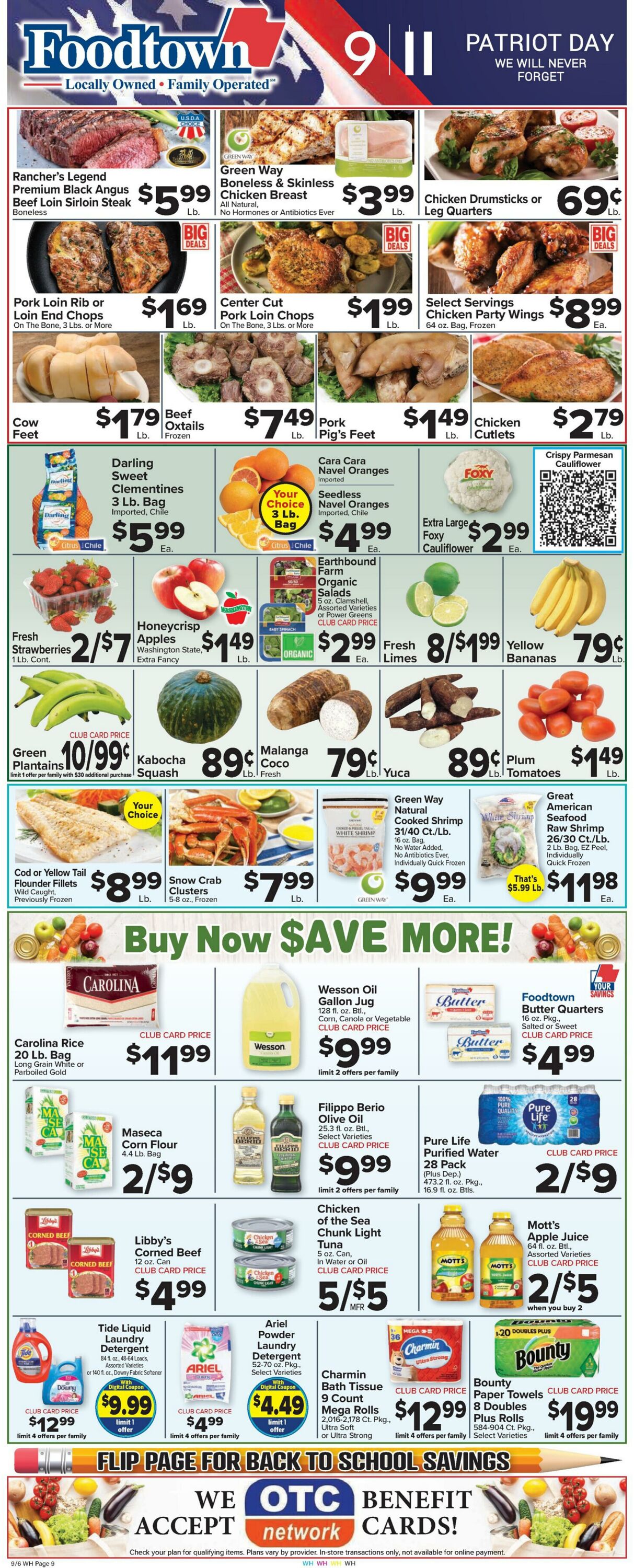 Weekly ad Food Town 09/06/2024 - 09/12/2024