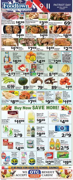 Weekly ad Food Town 10/11/2024 - 10/17/2024