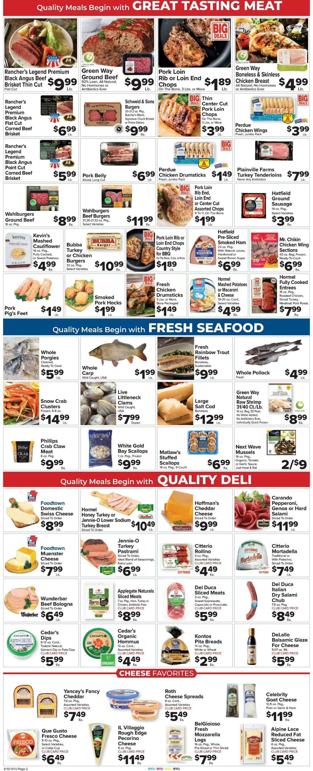 Weekly ad Food Town 09/12/2025 - 09/18/2025