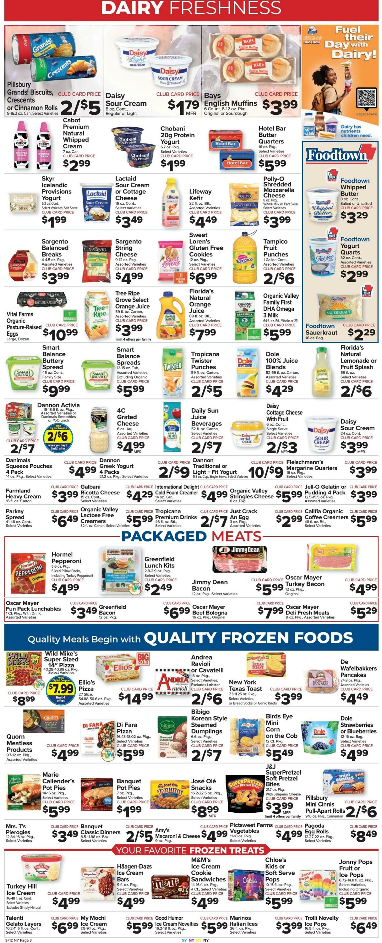 Weekly ad Food Town 09/12/2025 - 09/18/2025