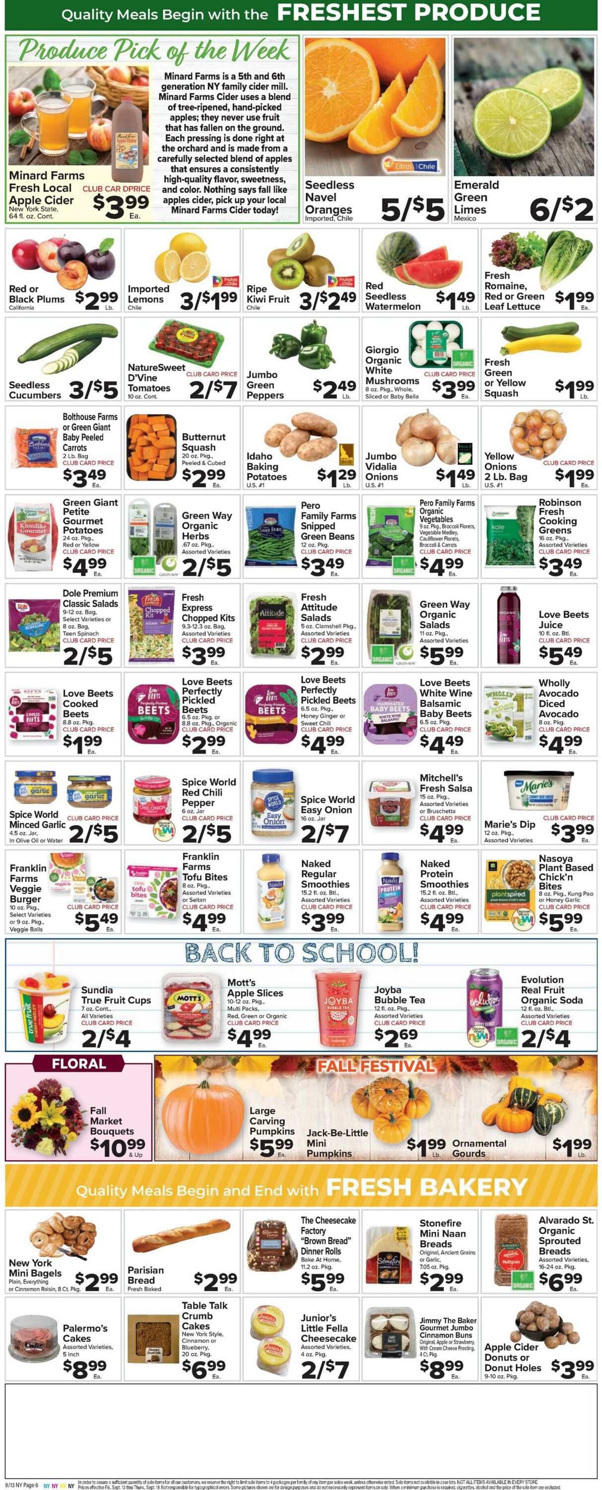 Weekly ad Food Town 09/13/2024 - 09/19/2024