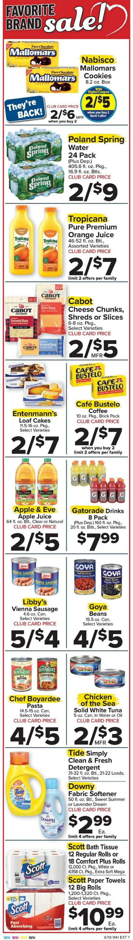 Weekly ad Food Town 09/13/2024 - 09/19/2024