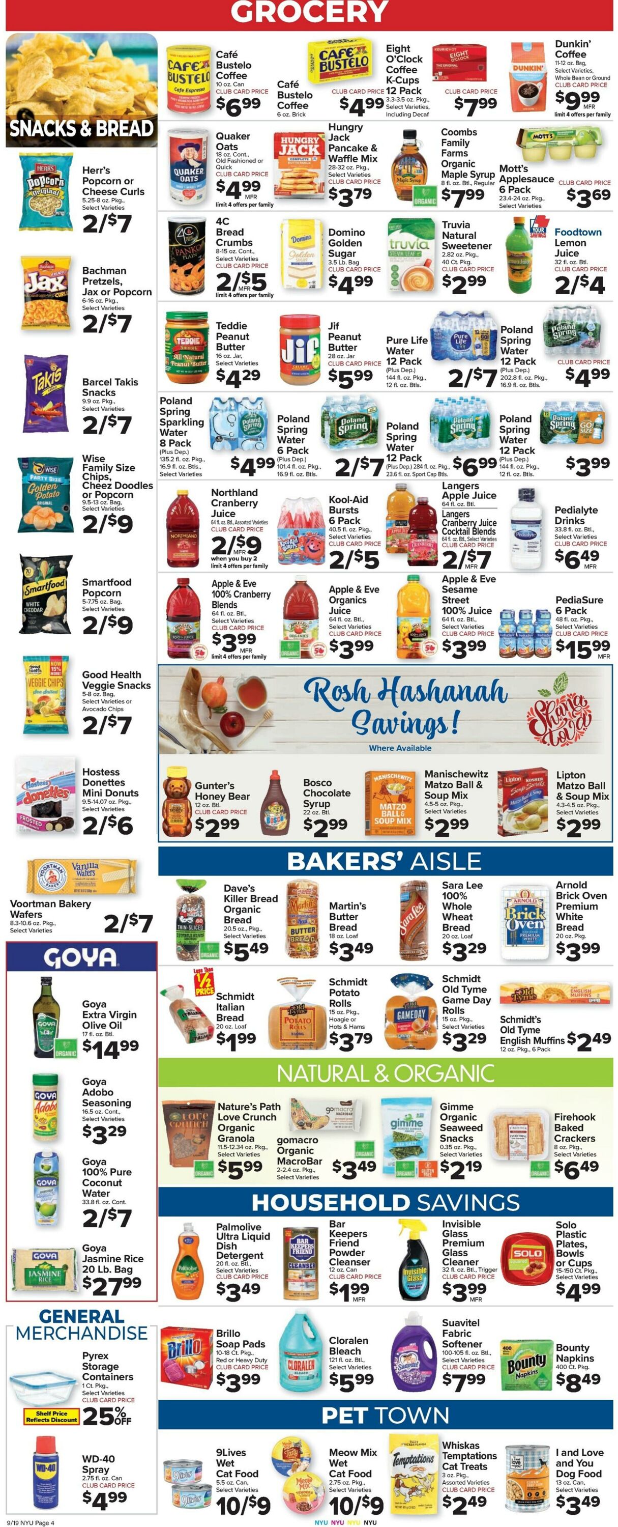Weekly ad Food Town 09/19/2025 - 09/25/2025
