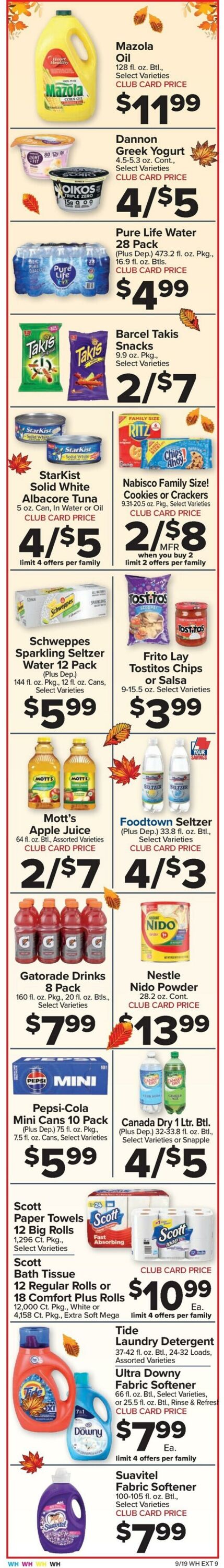 Weekly ad Food Town 09/19/2025 - 09/25/2025