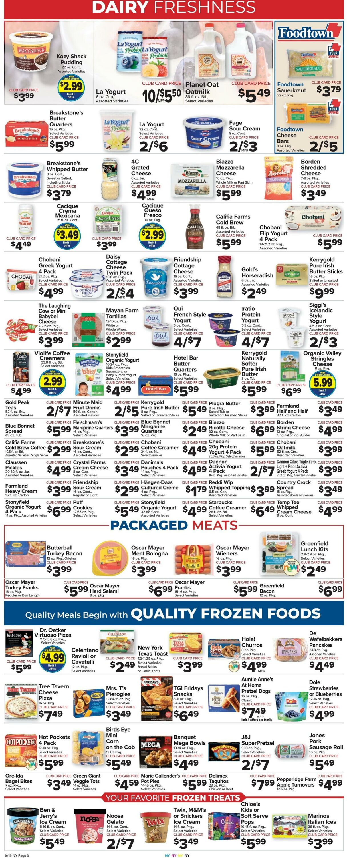 Weekly ad Food Town 09/19/2025 - 09/25/2025