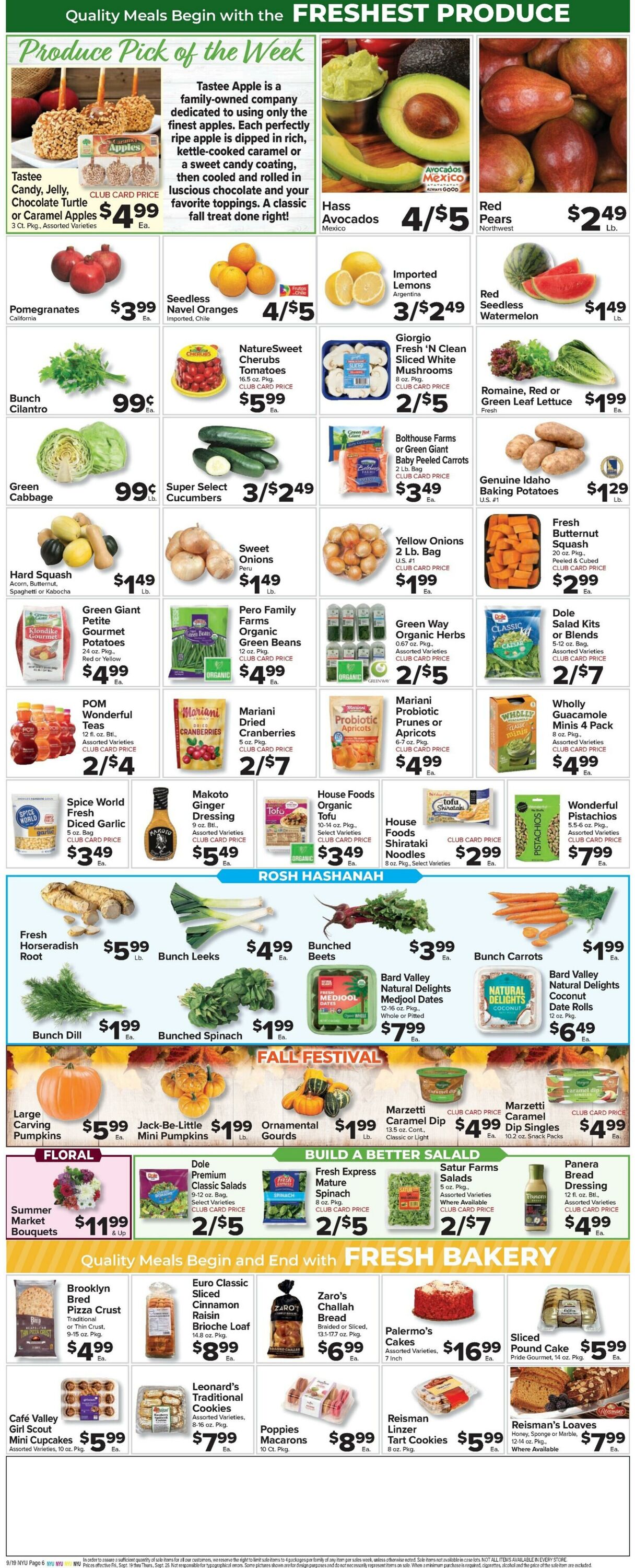 Weekly ad Food Town 09/19/2025 - 09/25/2025
