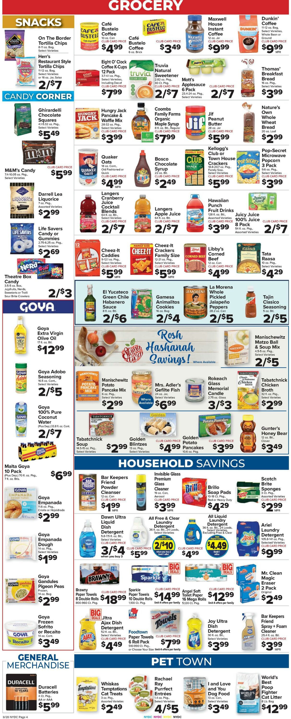 Weekly ad Food Town 09/20/2024 - 09/26/2024