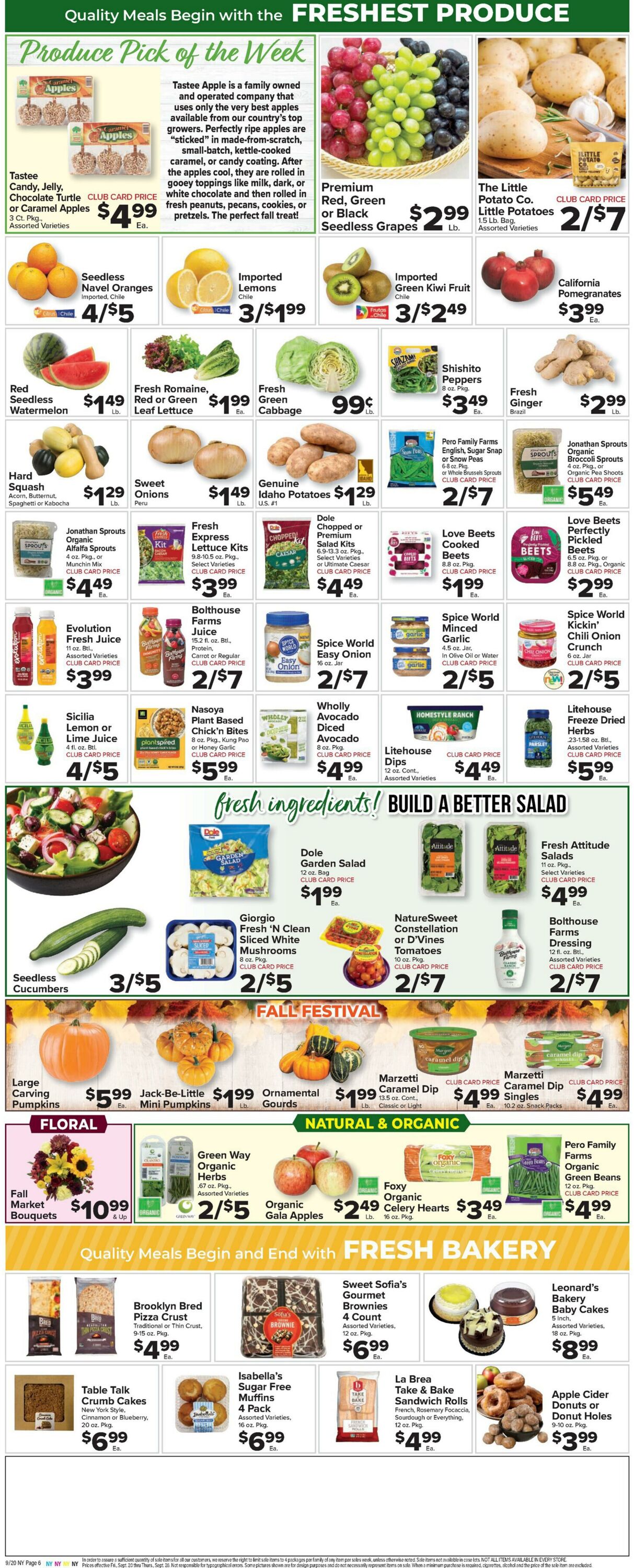 Weekly ad Food Town 09/20/2024 - 09/26/2024