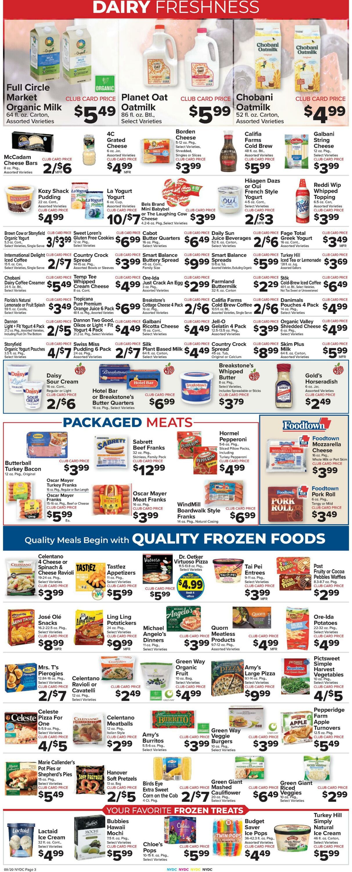 Weekly ad Food Town 09/20/2024 - 09/26/2024