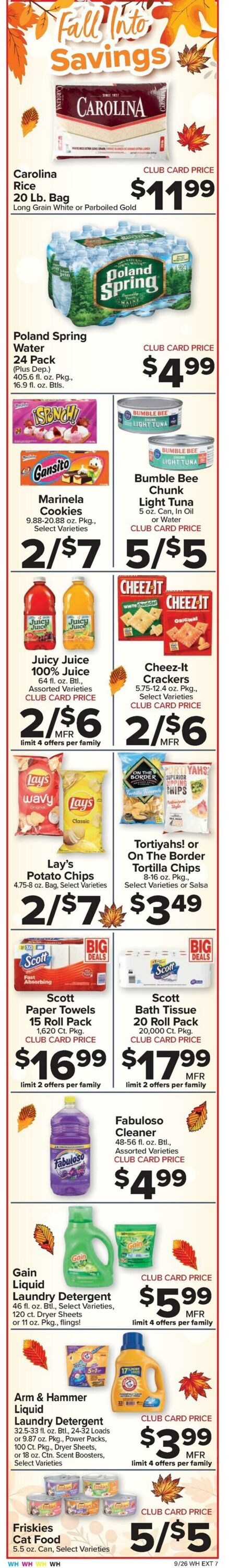 Weekly ad Food Town 09/26/2025 - 10/02/2025