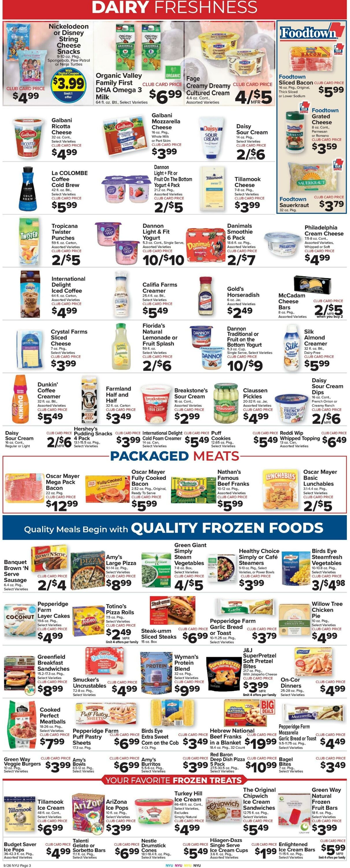 Weekly ad Food Town 09/26/2025 - 10/02/2025