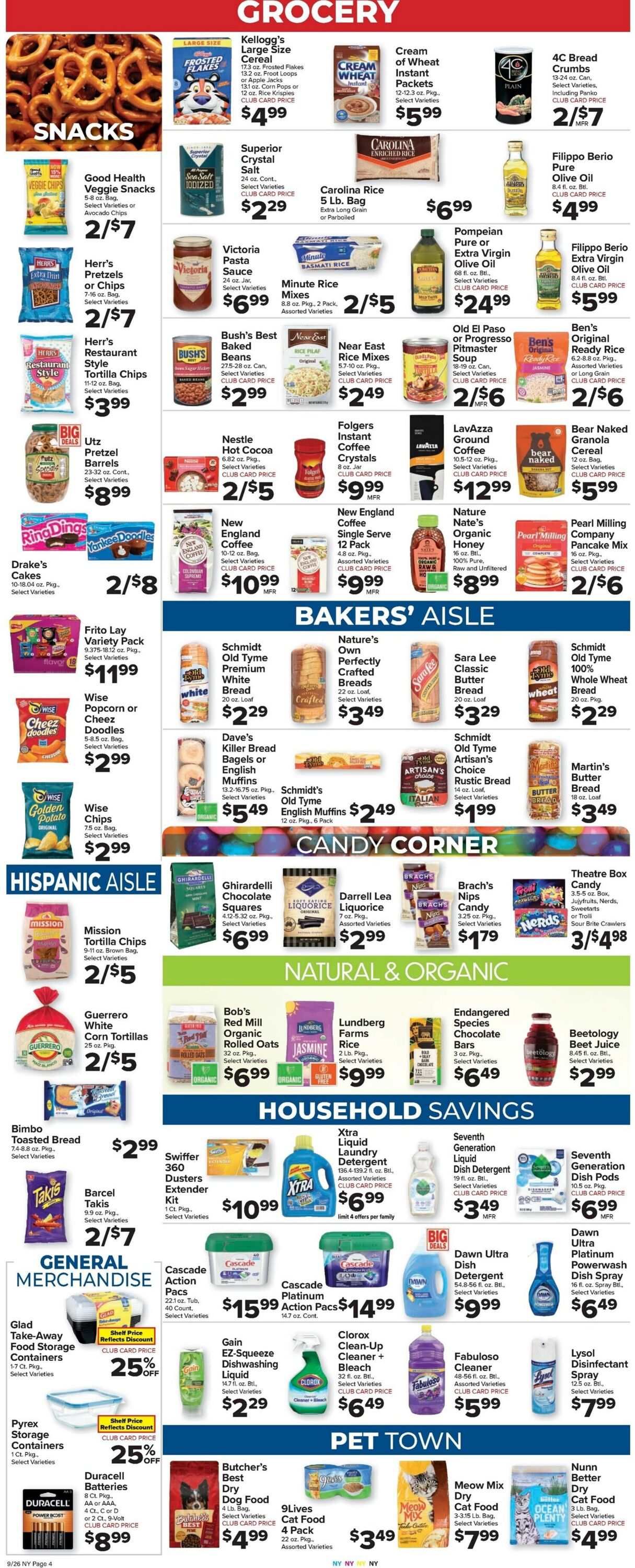 Weekly ad Food Town 09/26/2025 - 10/02/2025