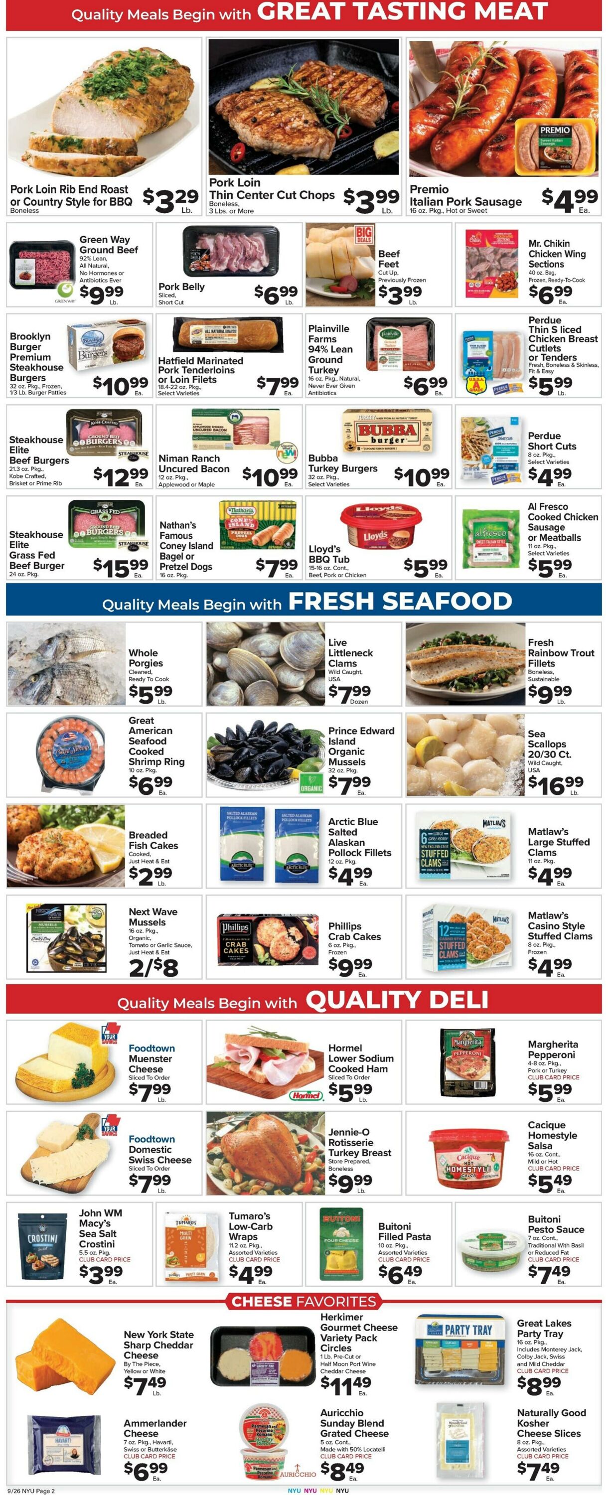 Weekly ad Food Town 09/26/2025 - 10/02/2025