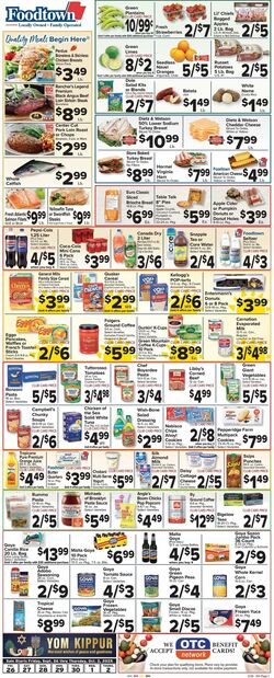 Weekly ad Food Town 10/31/2025 - 11/06/2025