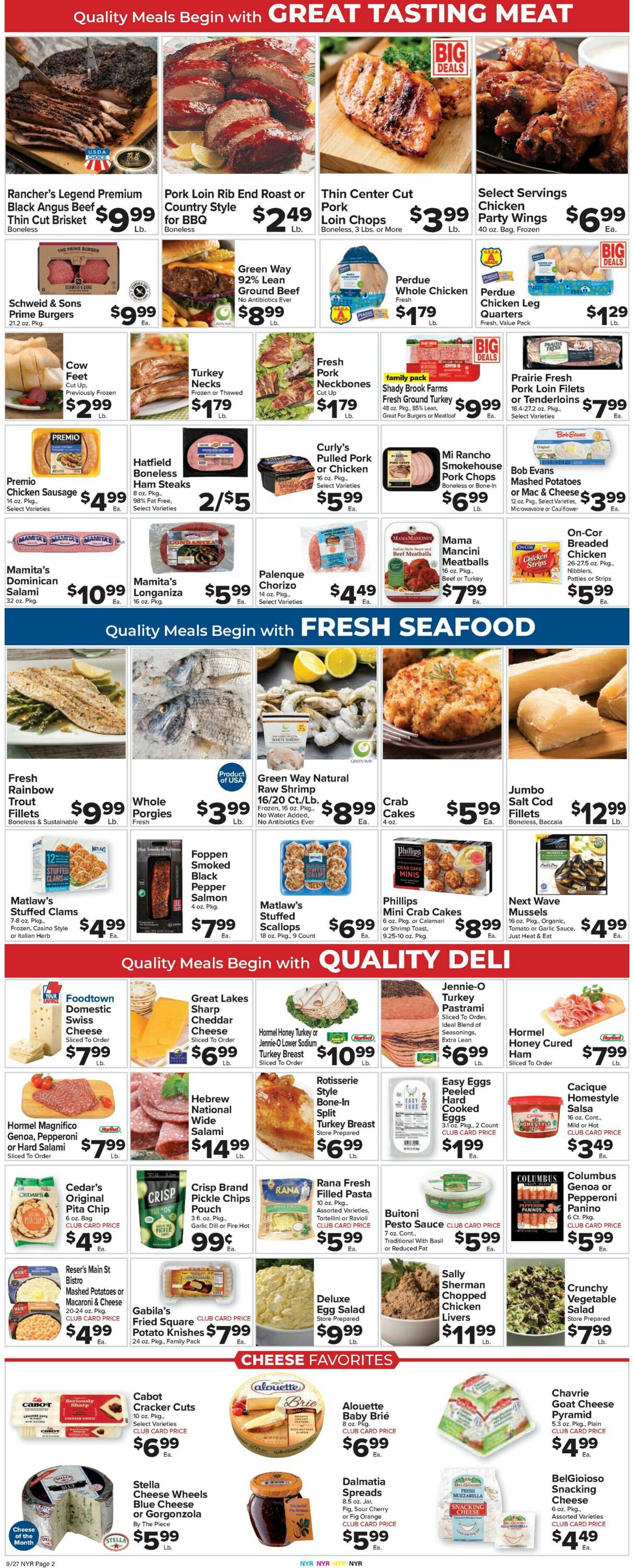 Weekly ad Food Town 09/27/2024 - 10/03/2024