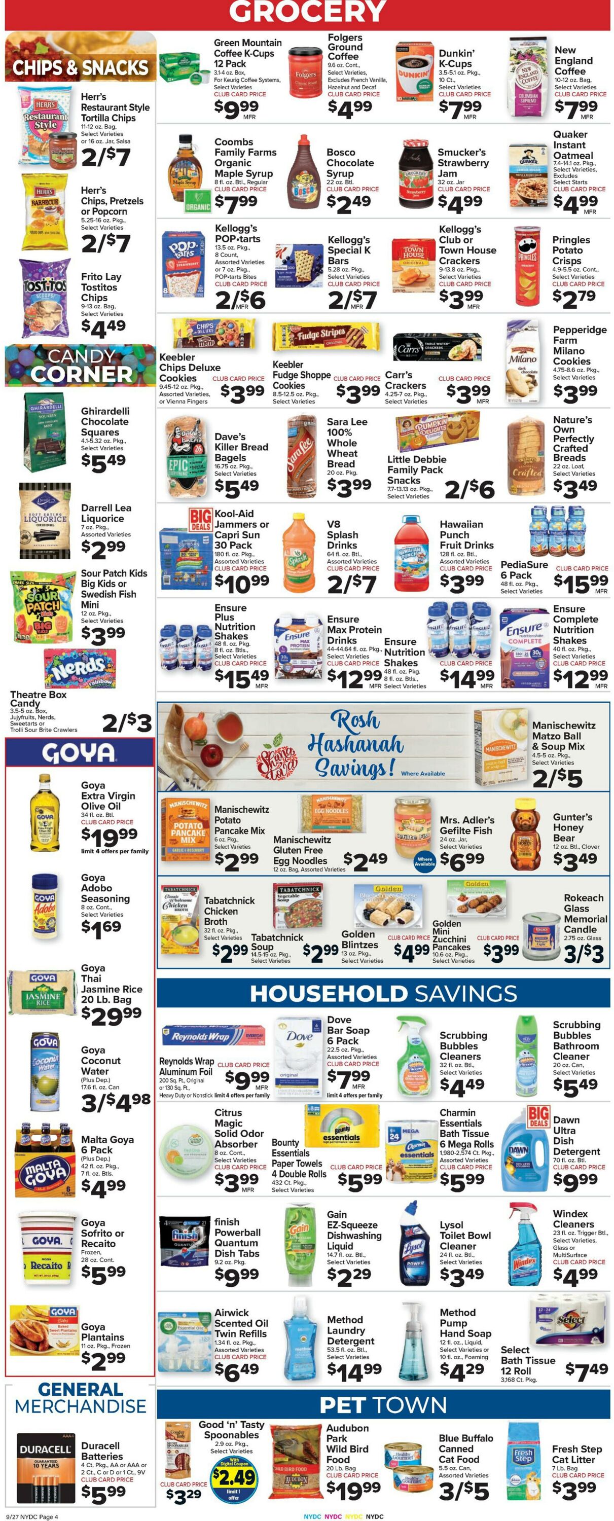 Weekly ad Food Town 09/27/2024 - 10/03/2024