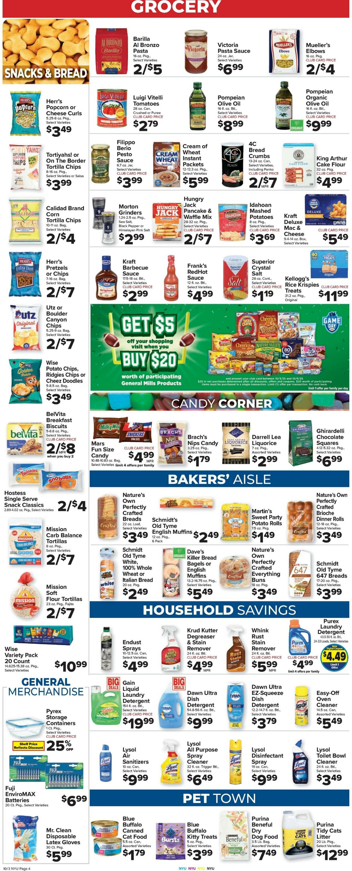 Weekly ad Food Town 10/03/2025 - 10/09/2025