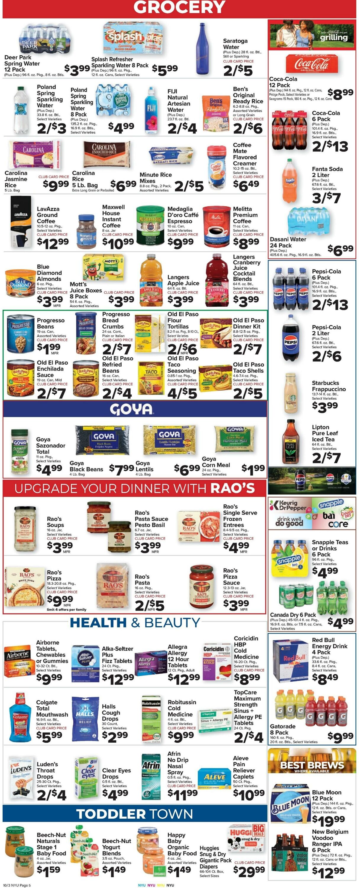 Weekly ad Food Town 10/03/2025 - 10/09/2025