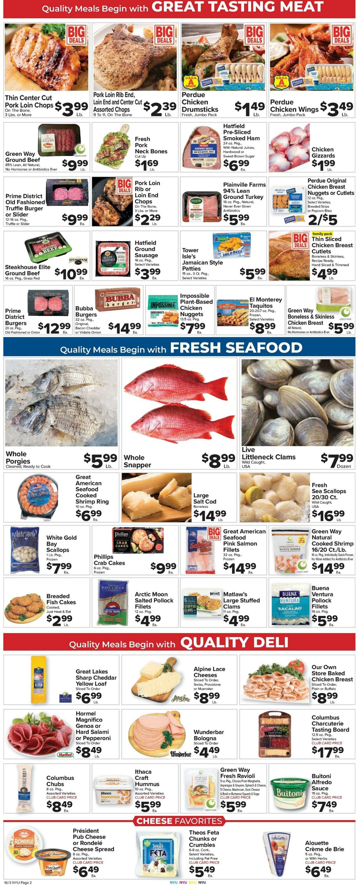 Weekly ad Food Town 10/03/2025 - 10/09/2025