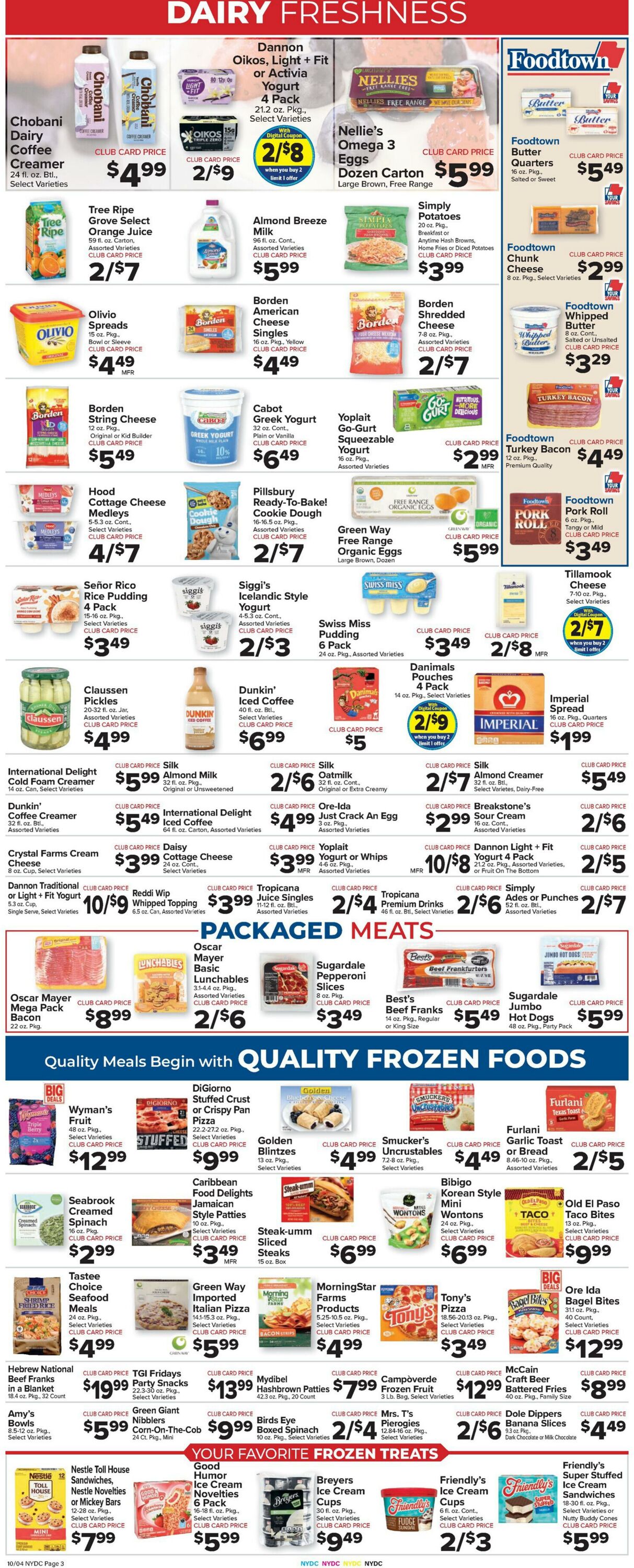 Weekly ad Food Town 10/04/2024 - 10/10/2024