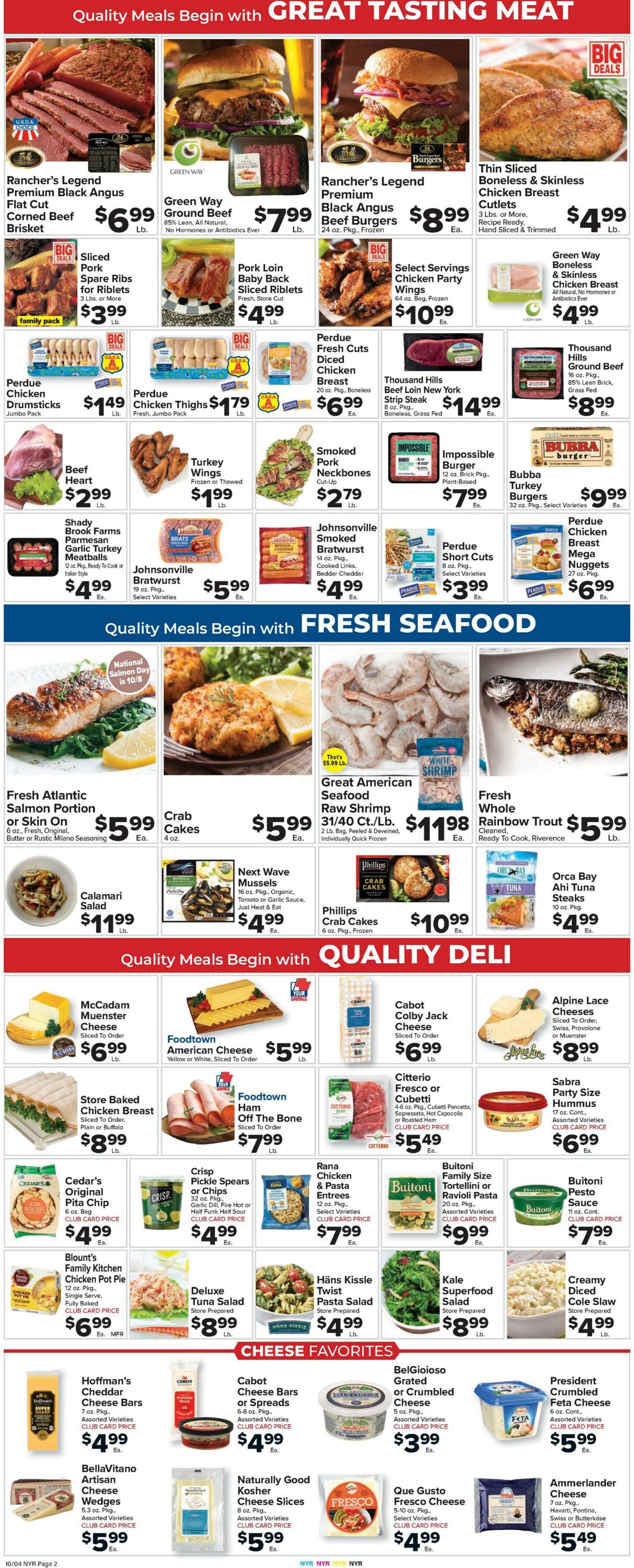 Weekly ad Food Town 10/04/2024 - 10/10/2024