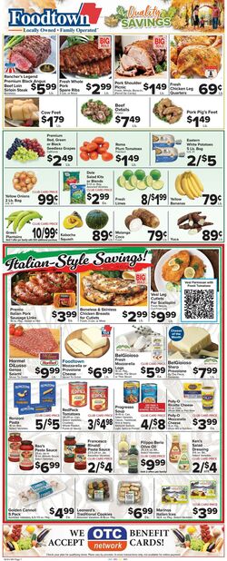 Weekly ad Food Town 10/14/2022 - 10/20/2022