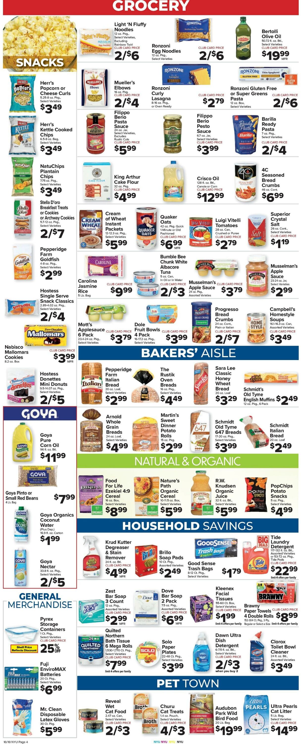 Weekly ad Food Town 10/10/2025 - 10/16/2025