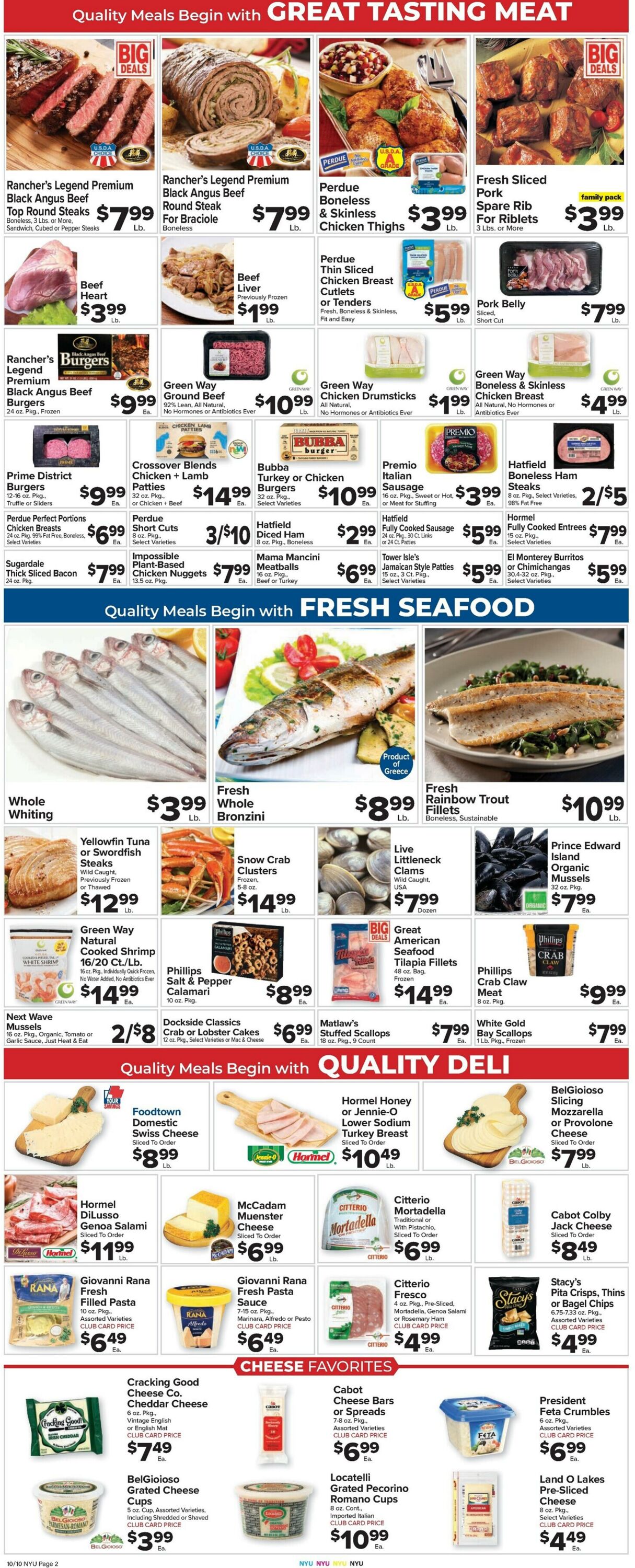 Weekly ad Food Town 10/10/2025 - 10/16/2025
