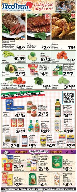 Weekly ad Food Town 10/31/2025 - 11/06/2025
