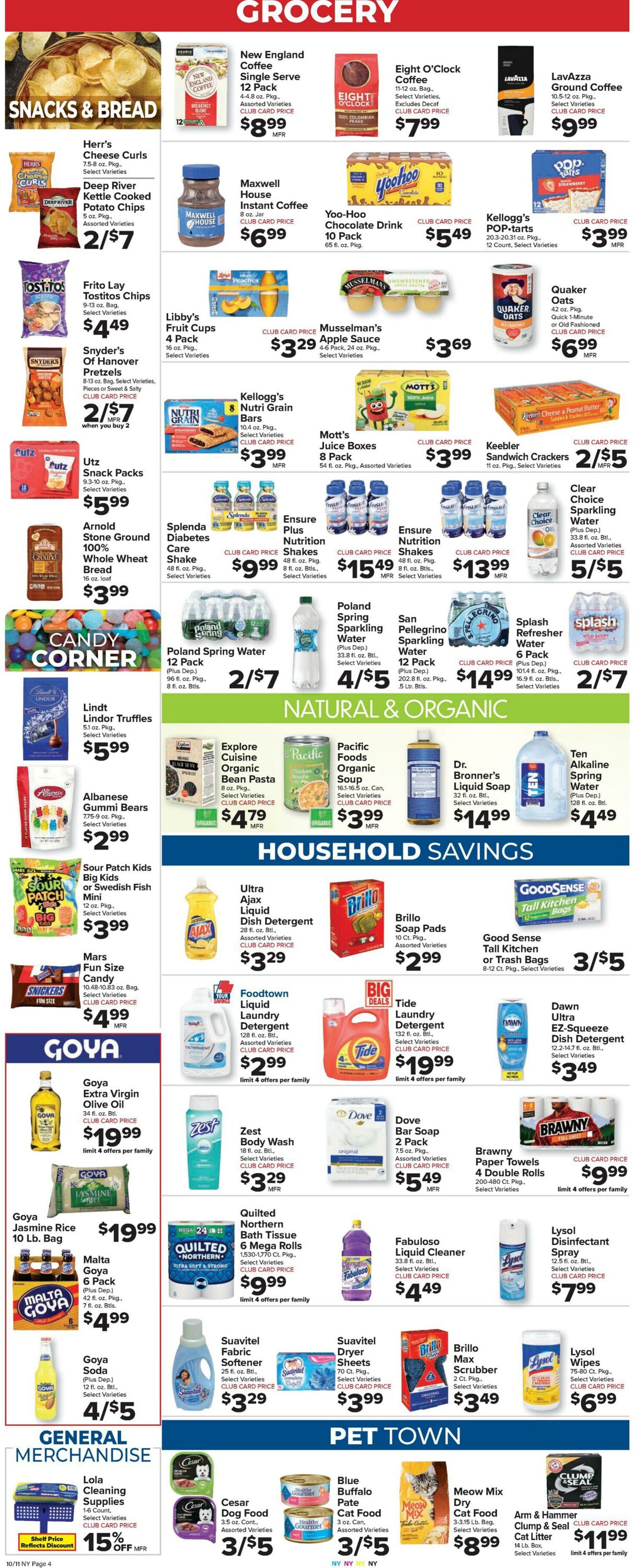 Weekly ad Food Town 10/11/2024 - 10/17/2024